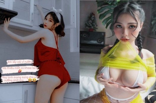 Nhien Lustful แสดงหีสีชมพูของเธอ