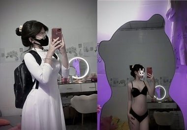 เธอชอบอวดขายาวของเธอเพื่อให้ทุกคนรัก