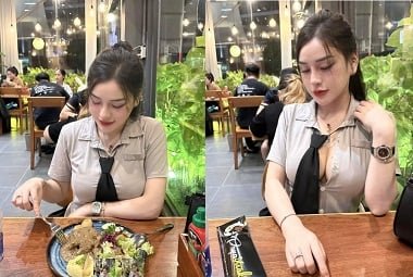 ผมสีบลอนด์ร้อนพบว่ามีคลิปร้อนแด